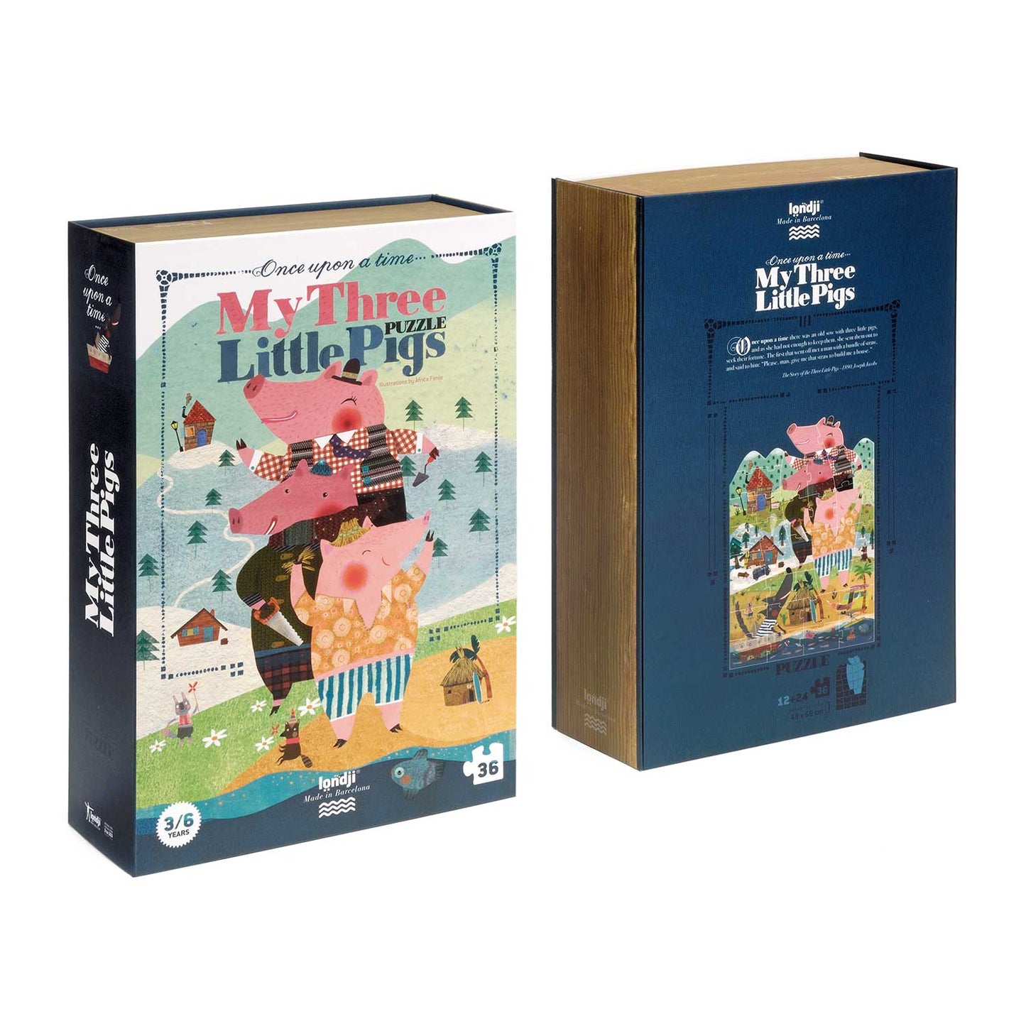 Londji Puzzle - My 3 Little Pigs