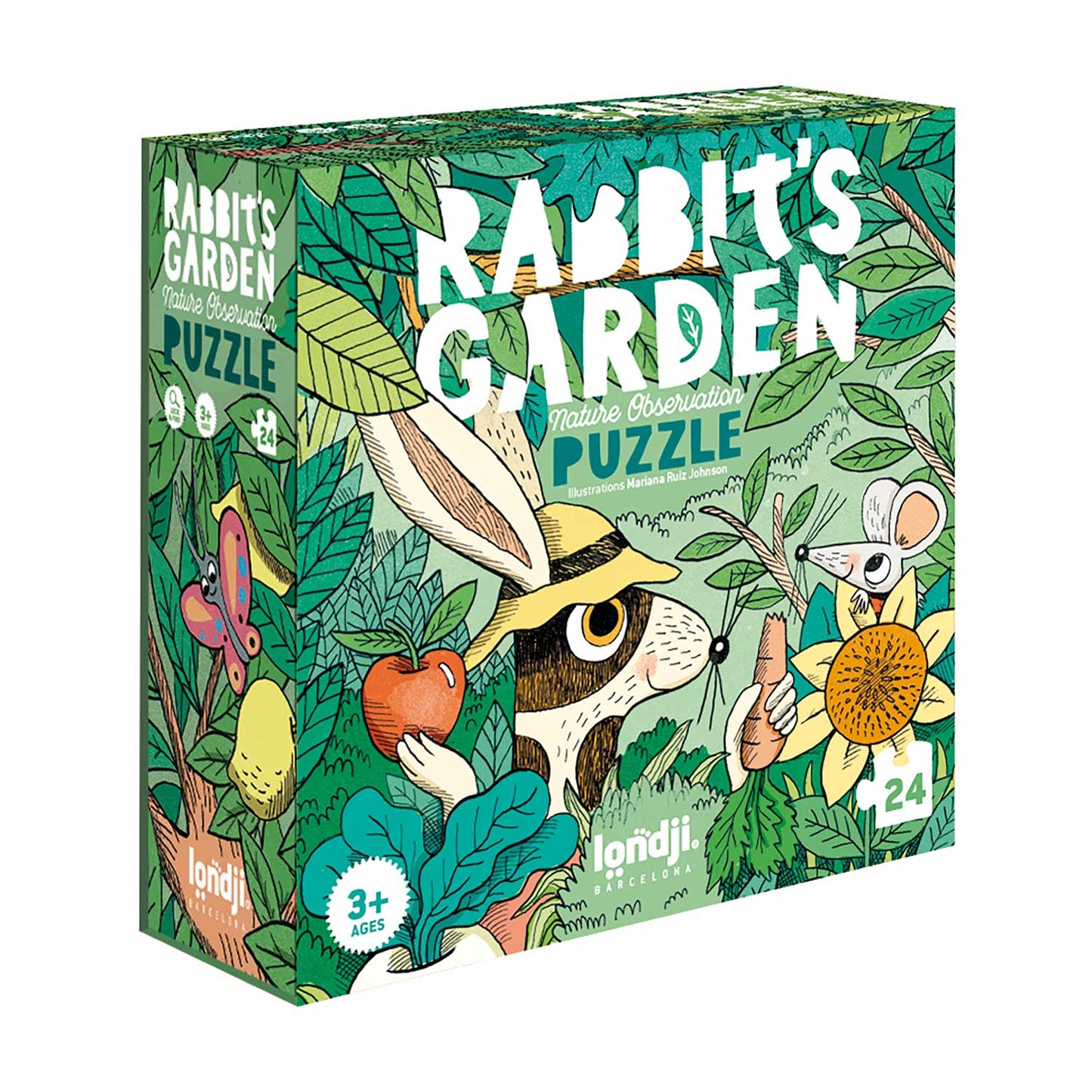 Londji Observation Puzzle - Rabbit's Garden