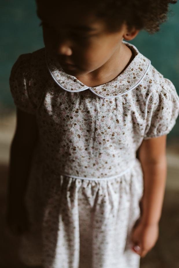 Martha Dress - Cinder Floral - Little Cotton Clothes