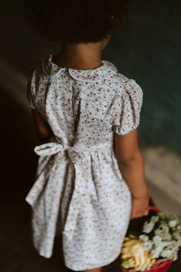 Martha Dress - Cinder Floral - Little Cotton Clothes