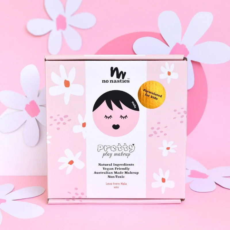 No Nasties Nala Pink Natural Play Kids Makeup Deluxe Box