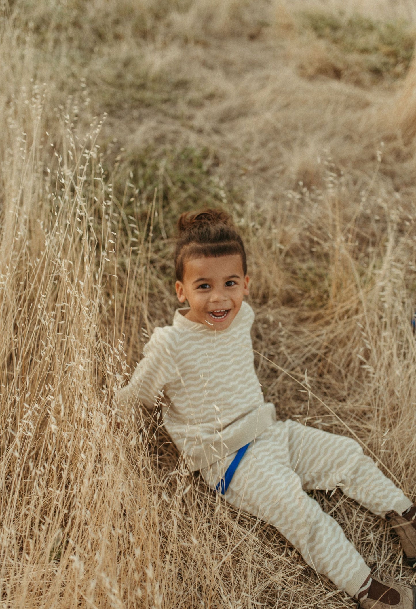 Grown Organic Raglan Pull Over - River