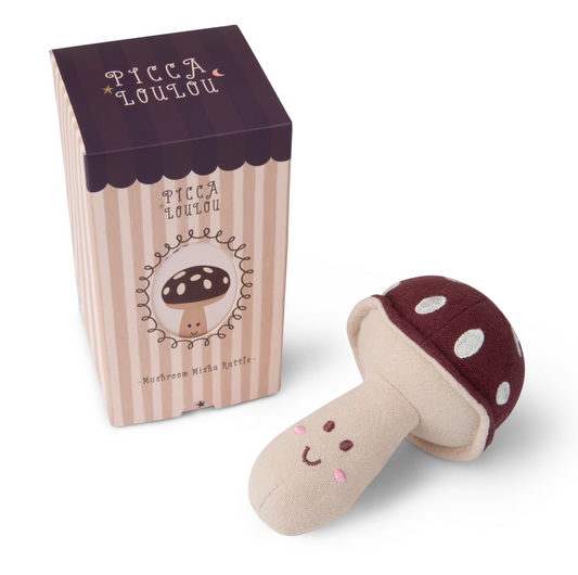 Picca Loulou Mushroom Misha Burgundy in box (12cm)
