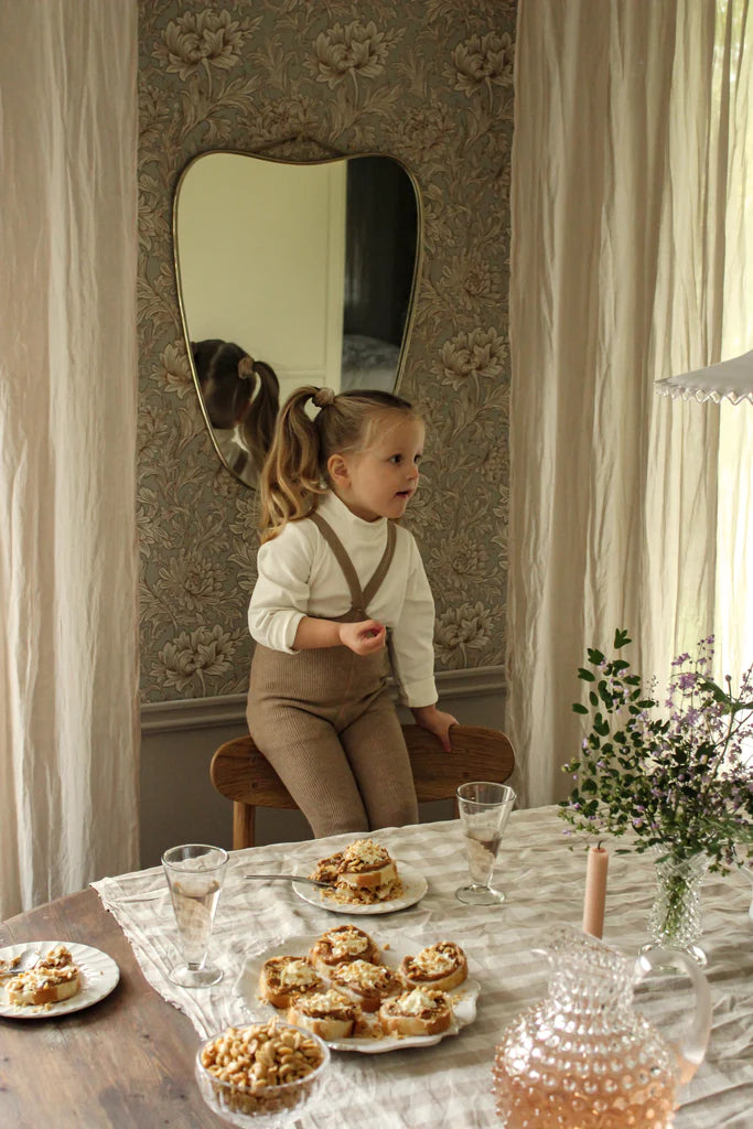 Silly Silas Footless Cotton Tights - Peanut Blend