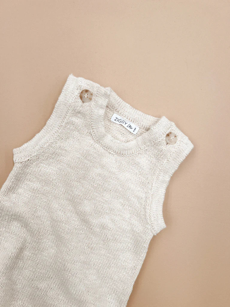 Ziggy Lou Jumpsuit - Honey (Textured)