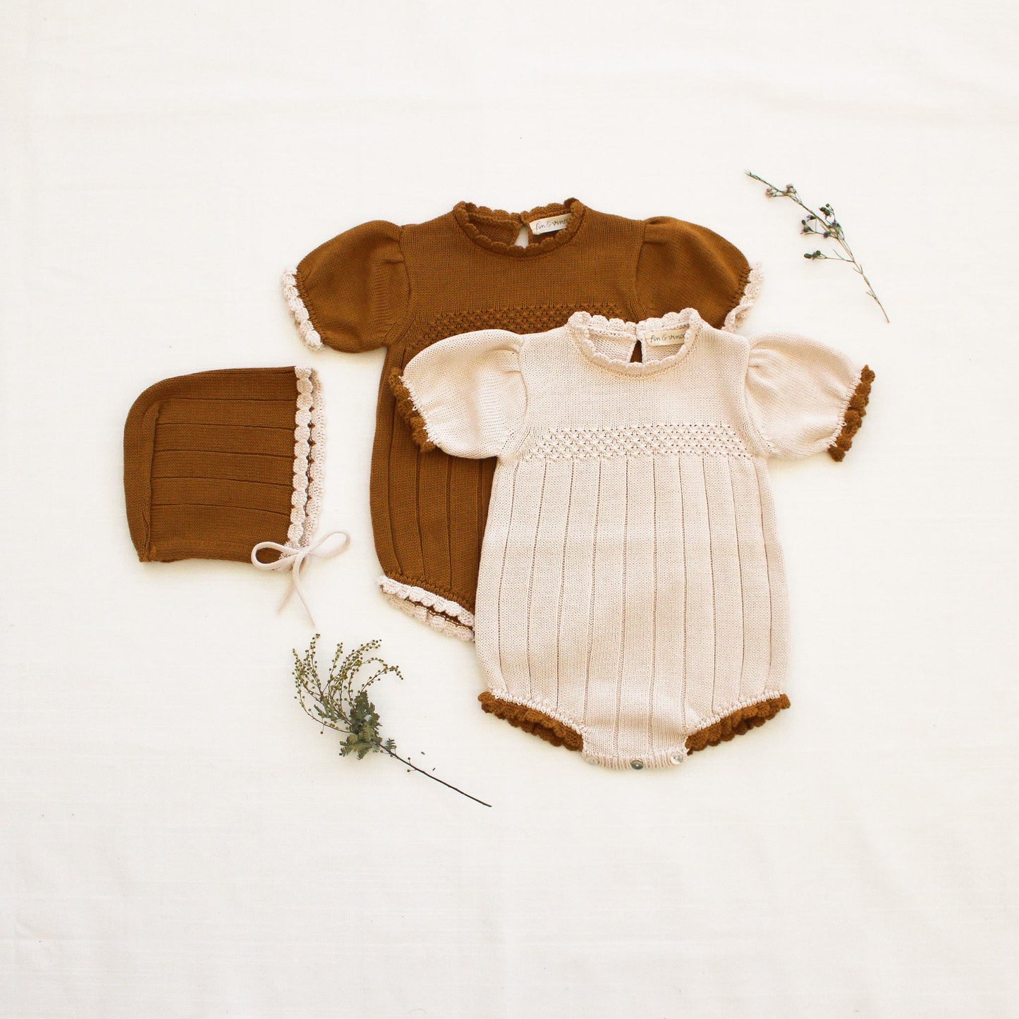 Fin & Vince Amelia Romper - Toffee