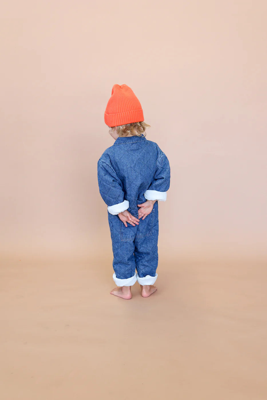 Grown Quilted Hemp Denim Boiler Suit - Denim