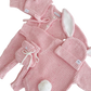 Ziggy Lou Bubble Romper - Easter (Berry Fleck)