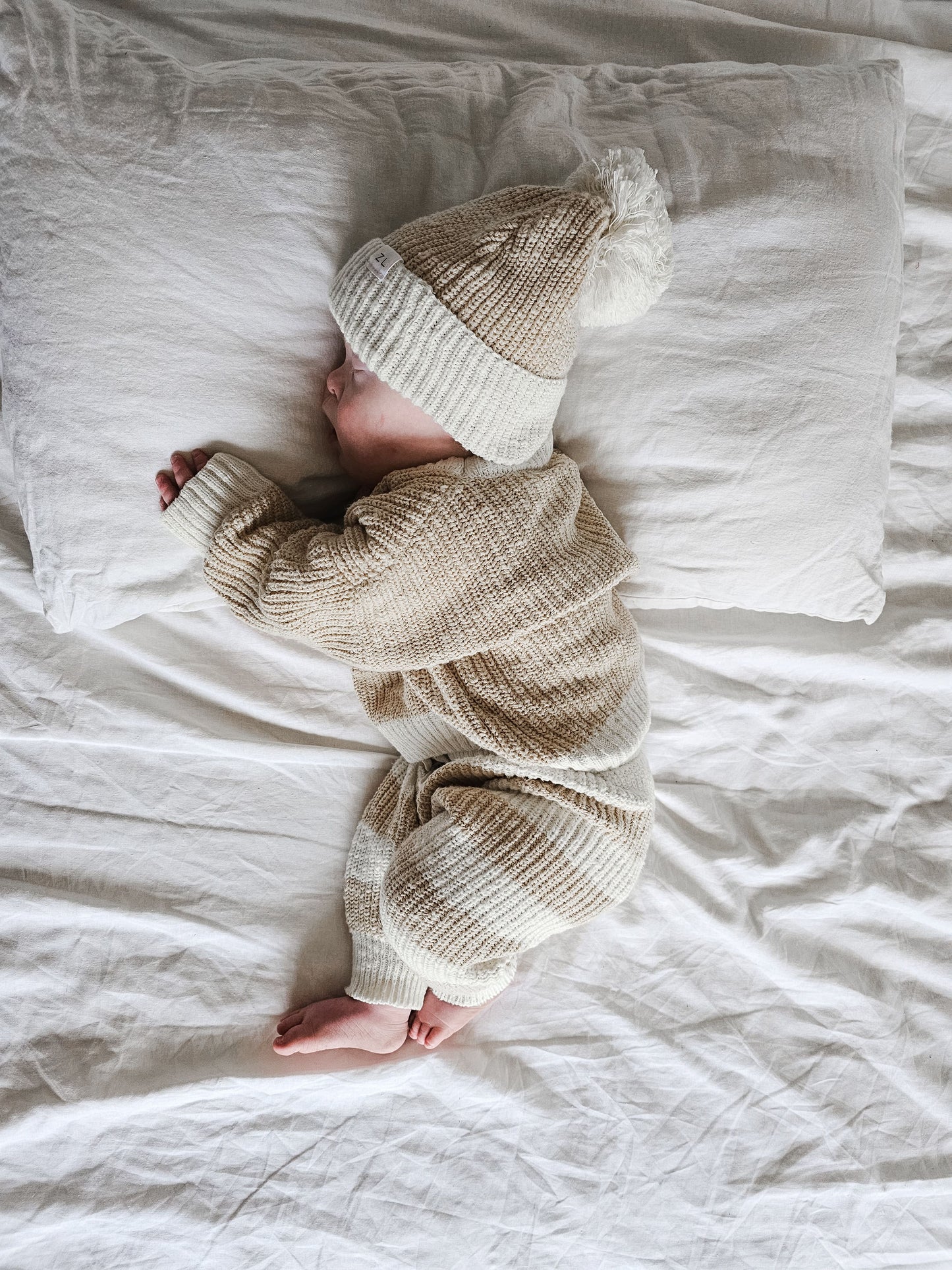 Ziggy Lou Pants - Two tone wheat