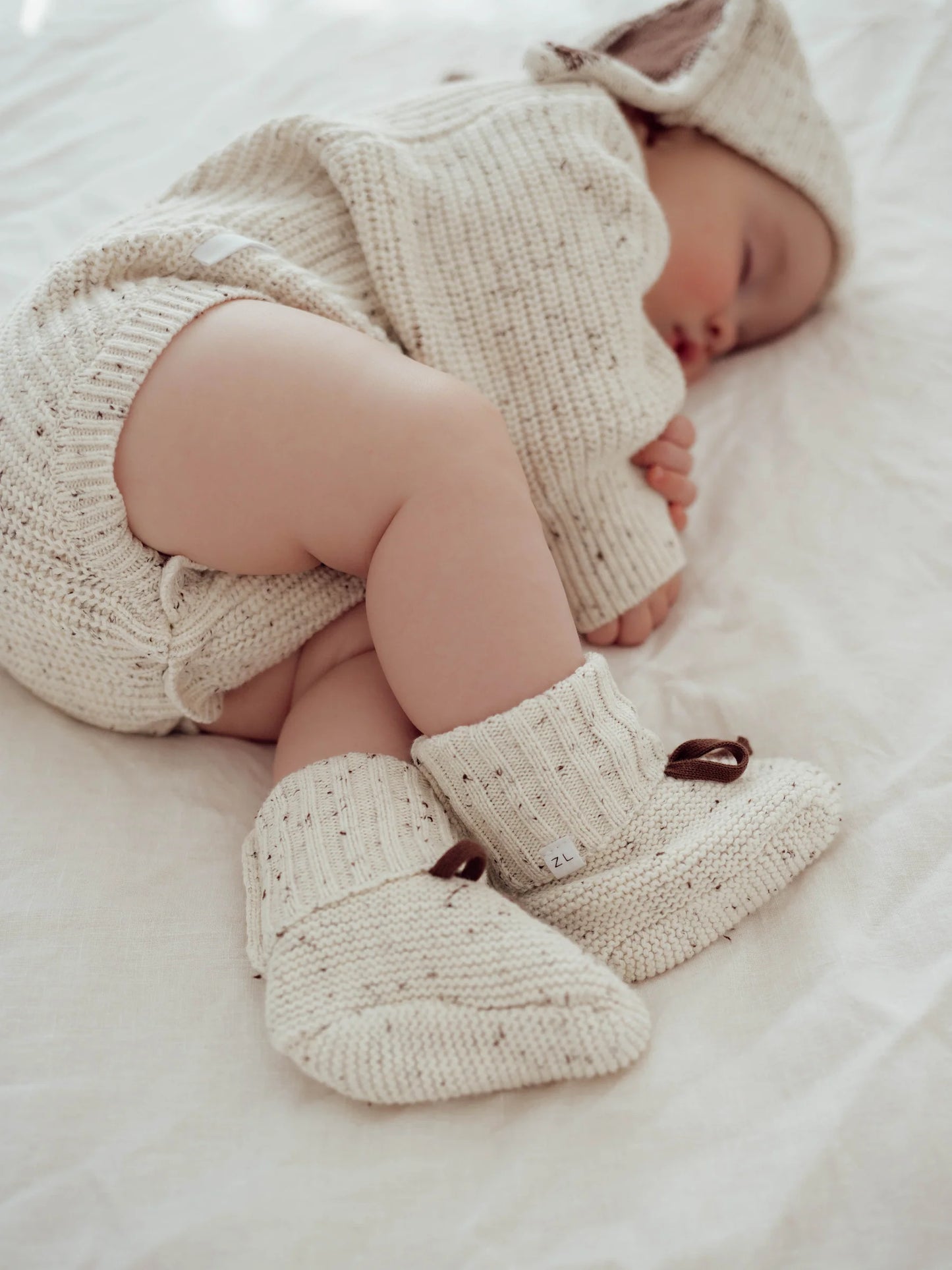 Ziggy Lou Booties - Cocoa Fleck
