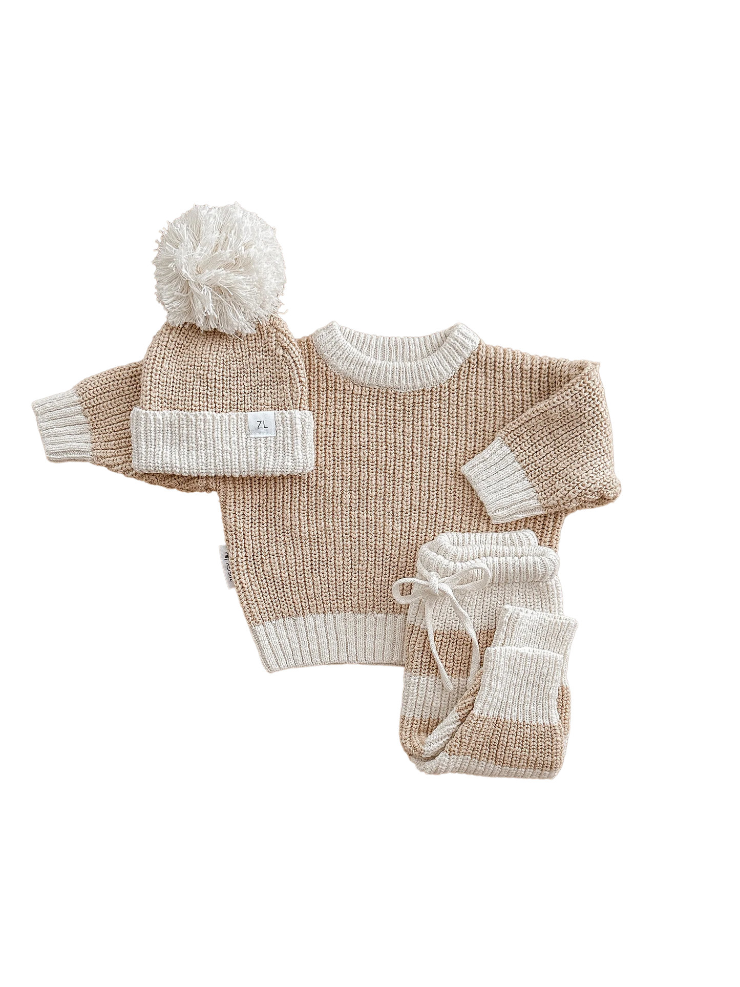Ziggy Lou Jumper - Two tone wheat