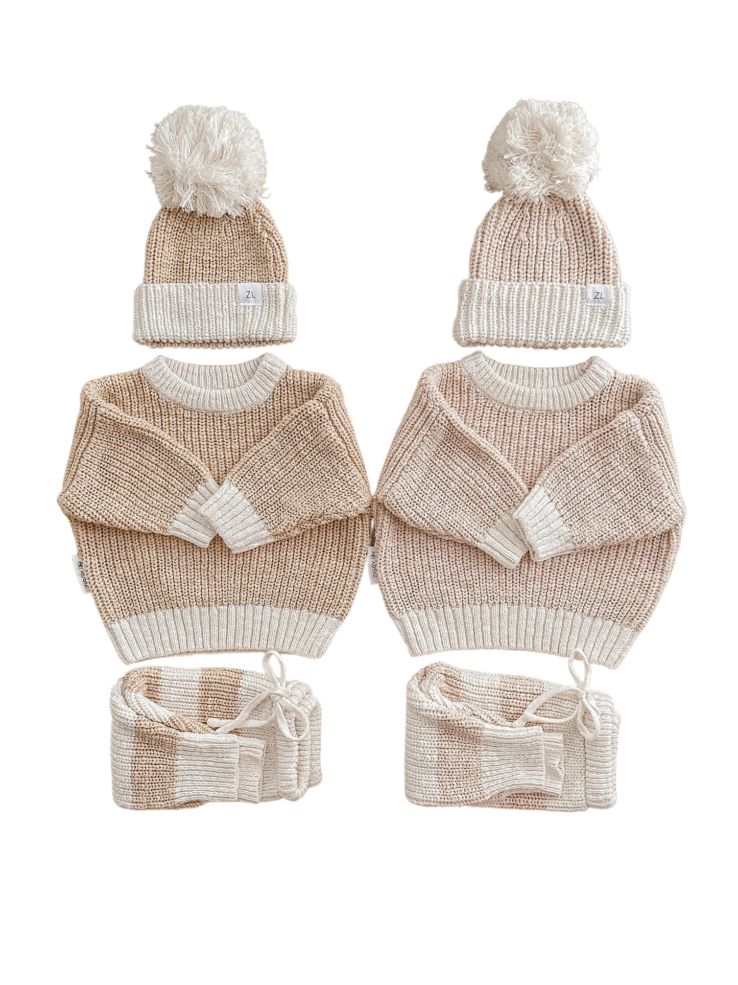 Ziggy Lou Jumper - Two tone wheat