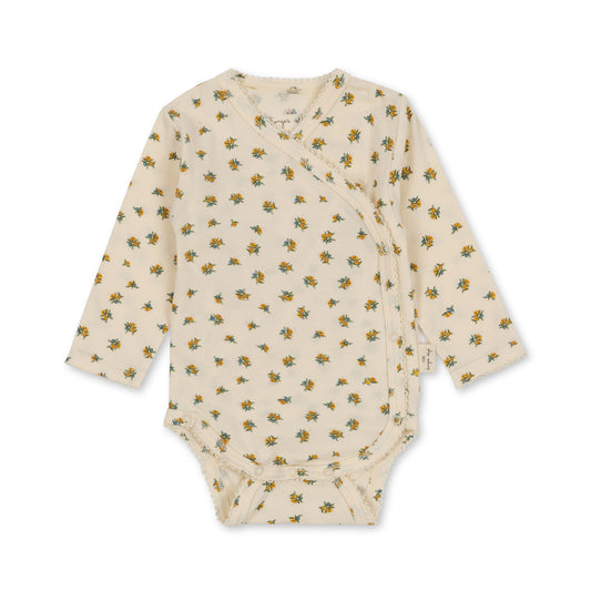 Konges Sløjd Basic Newborn Body Gots - Peonia Limone