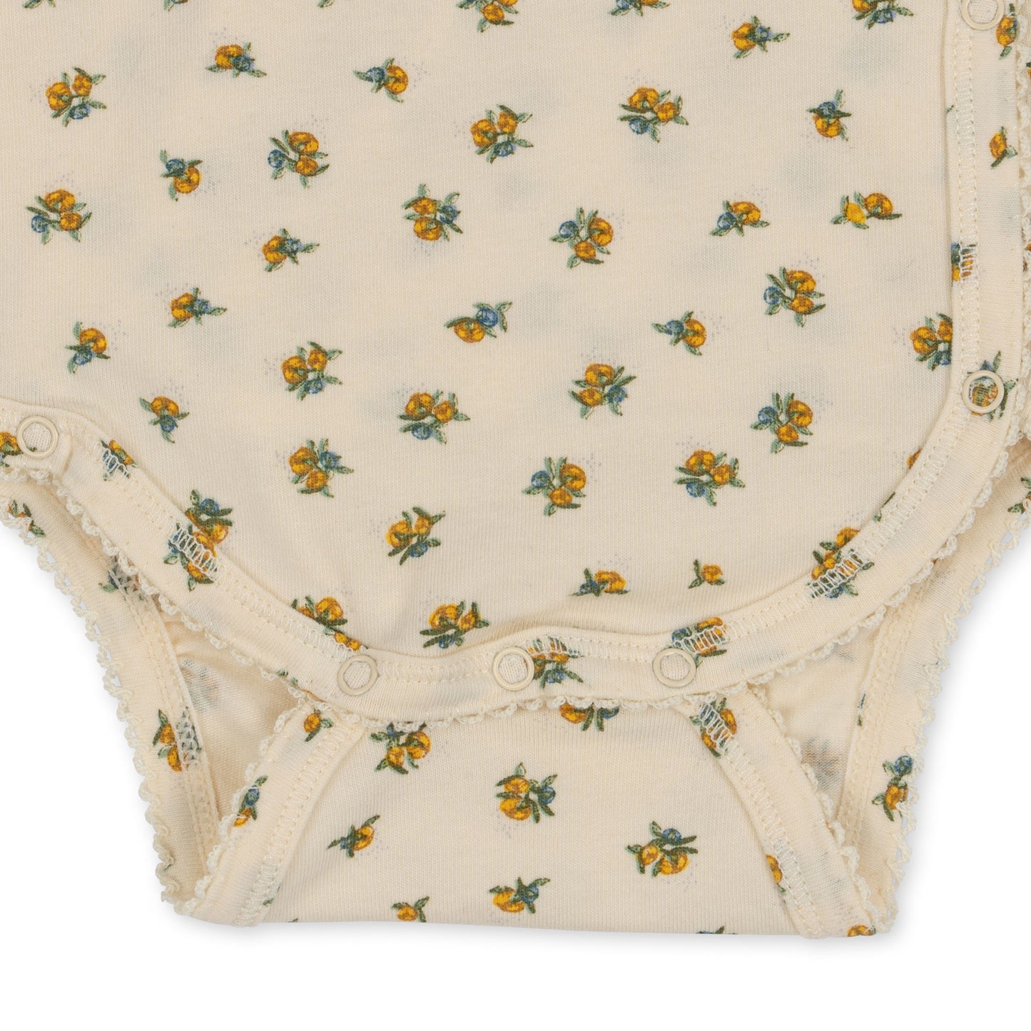 Konges Sløjd Basic Newborn Body Gots - Peonia Limone