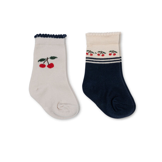 Konges Sløjd 2 pack cherry socks - cherry mix