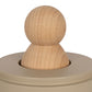 Konges Sløjd wooden stacking rocket toy - multi
