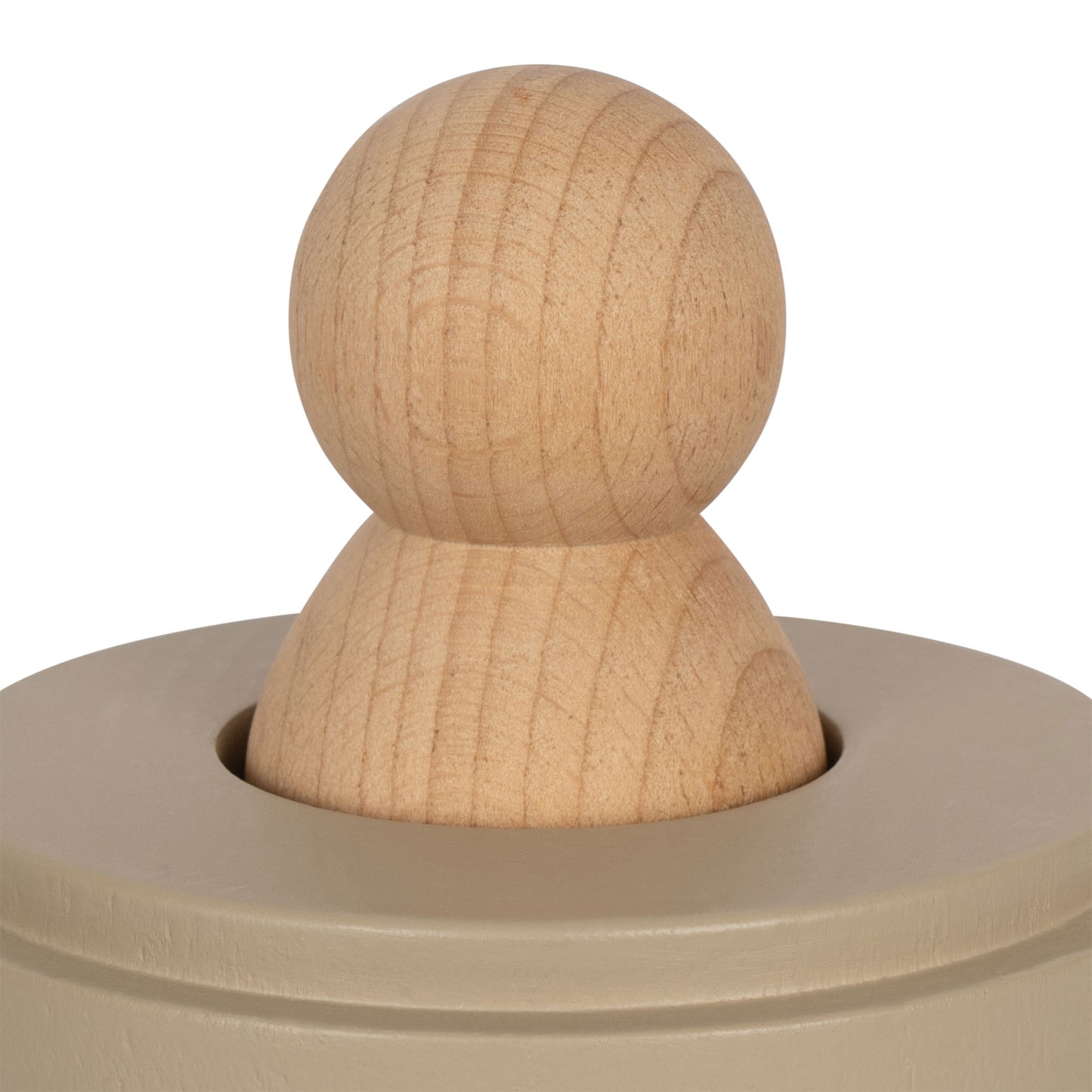 Konges Sløjd wooden stacking rocket toy - multi