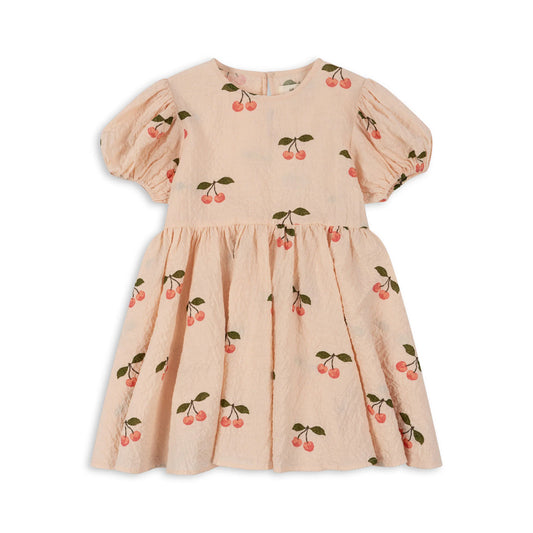 Konges Sløjd Vida Puff Sleeve Dress Gots - Ma Grande Cerise Pink