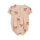 Konges Sløjd Vida Puff Sleeve Romper Gots - Ma Grande Cerise Pink