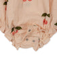 Konges Sløjd Vida Puff Sleeve Romper Gots - Ma Grande Cerise Pink