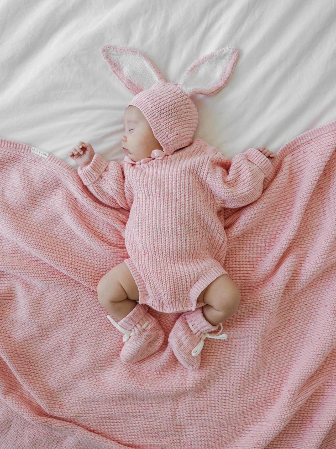 Ziggy Lou Bubble Romper - Easter (Berry Fleck)