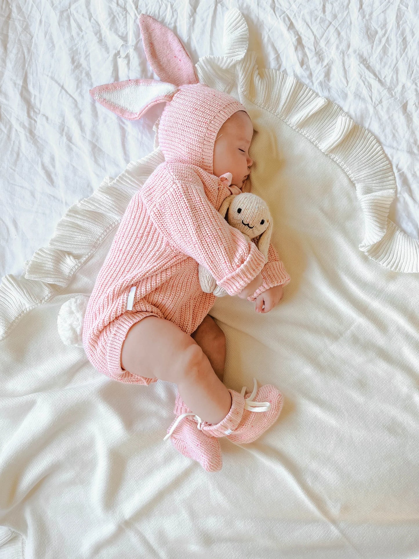 Ziggy Lou Bubble Romper - Easter (Berry Fleck)