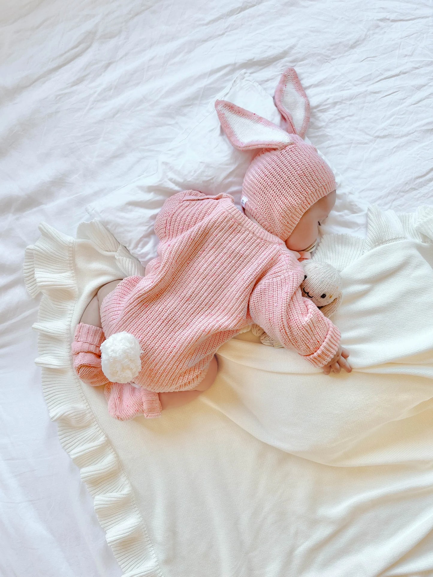 Ziggy Lou Bubble Romper - Easter (Berry Fleck)