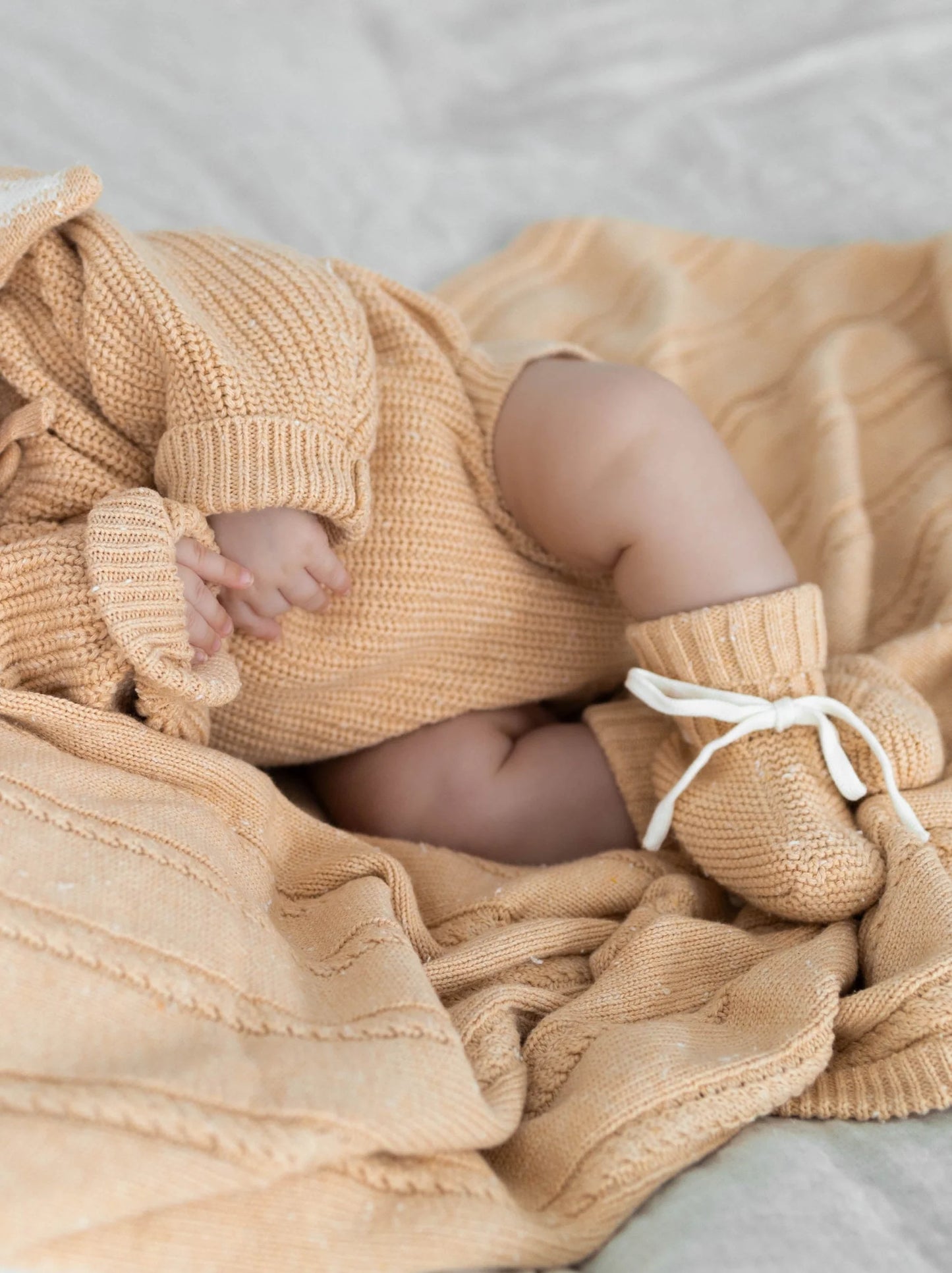 Ziggy Lou Booties - Sand Fleck/Milk