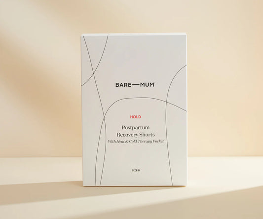 Bare Mum Postpartum Recovery Shorts With Warm & Cool Therapy Pocket