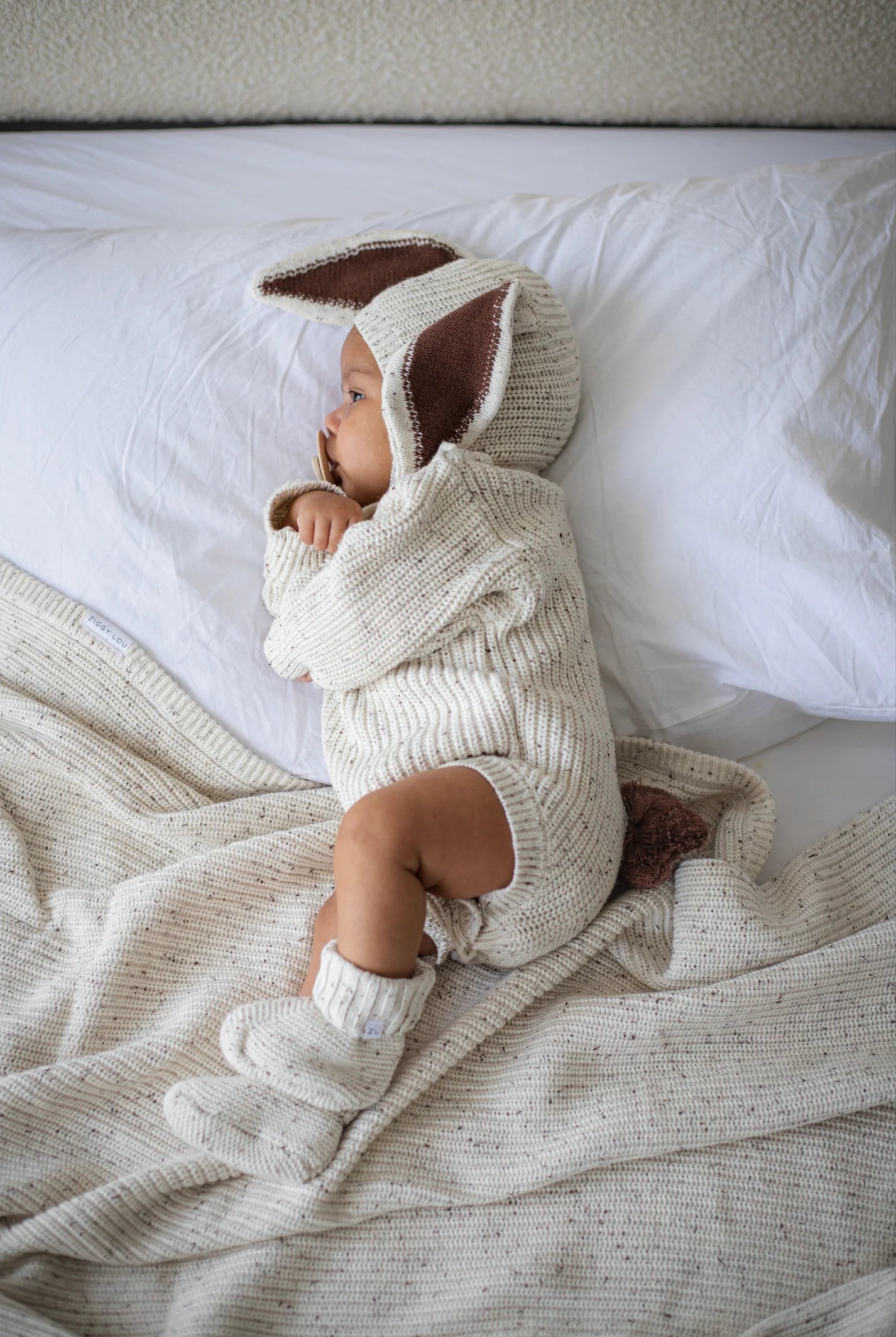 Ziggy Lou Booties - Cocoa Fleck