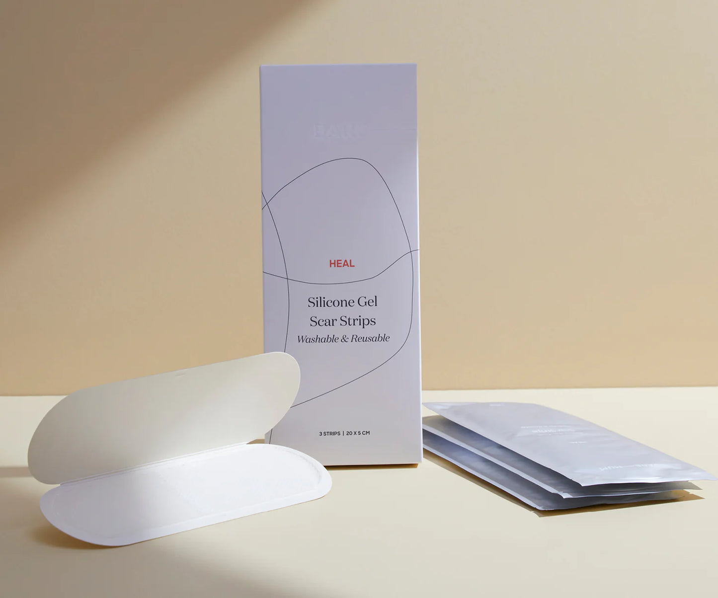 Bare Mum Silicone Gel Scar Strips Washable & Reusable