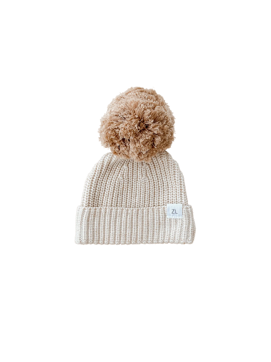 Ziggy Lou Beanie - Biscotti Fleck