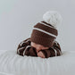 Ziggy Lou Beanie - Chocolate Stripe