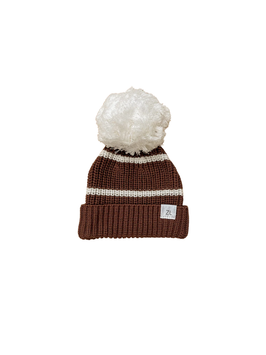 Ziggy Lou Beanie - Chocolate Stripe