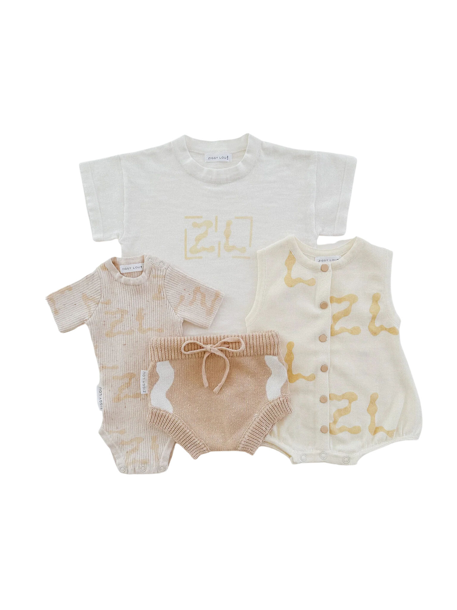 Ziggy Lou Knitted Jumper - Oatmeal Fleck