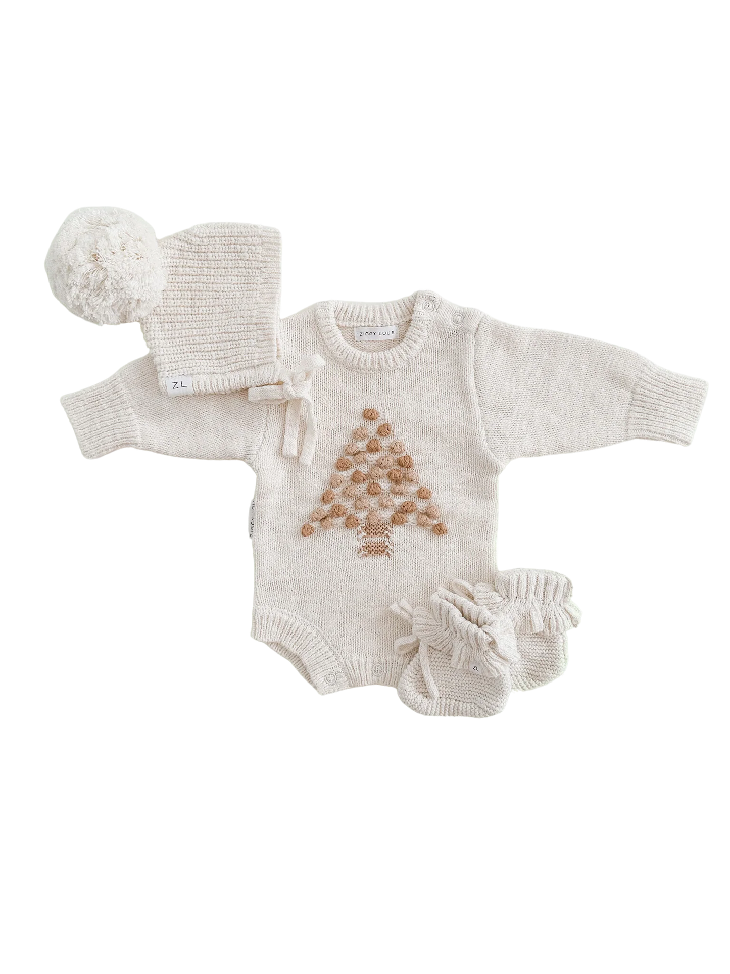 Ziggy Lou Booties - Coconut (Frill)