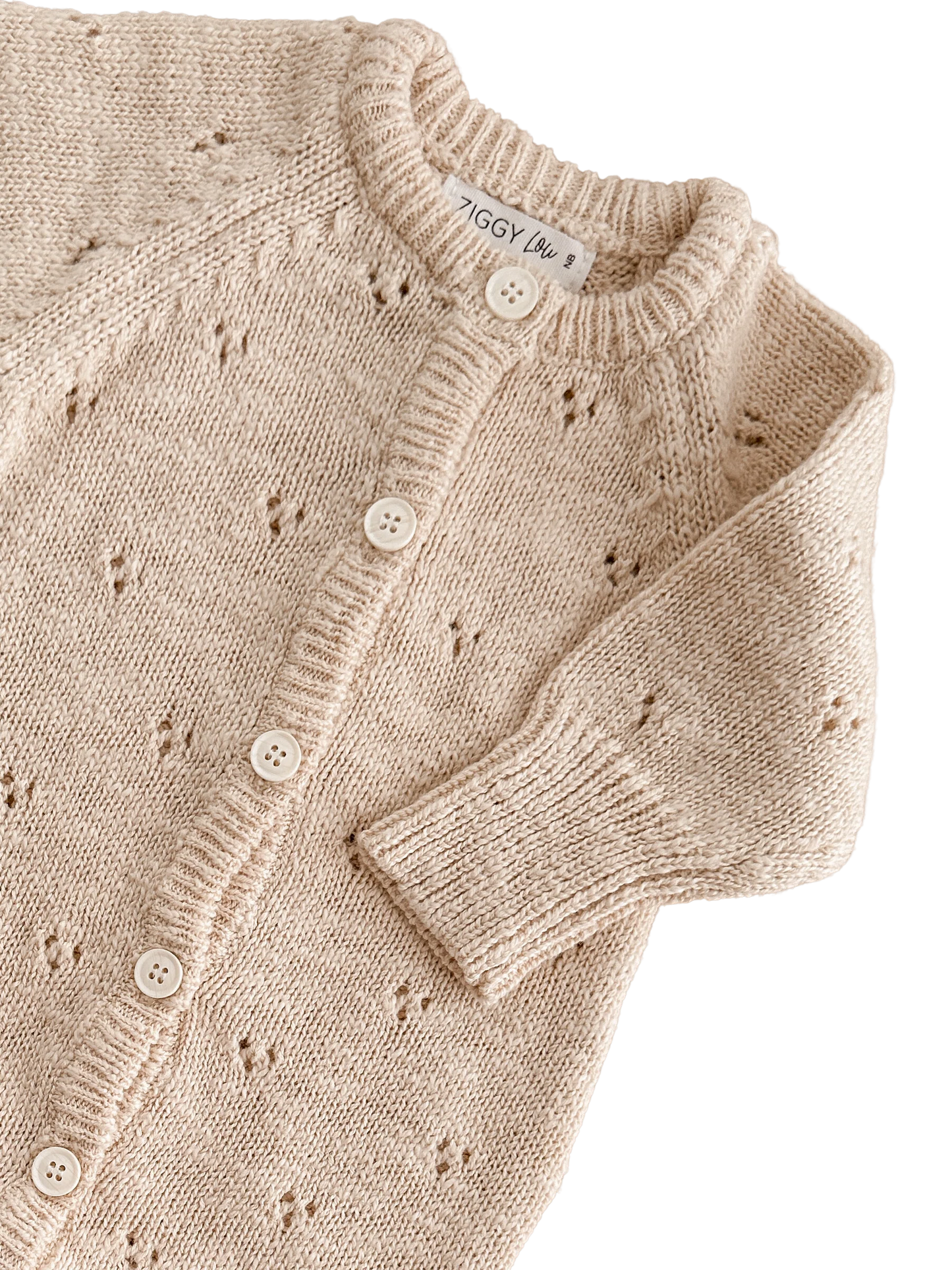 Ziggy Lou Classic Knit Romper - Petal