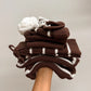 Ziggy Lou Cropped Pants - Chocolate Stripe