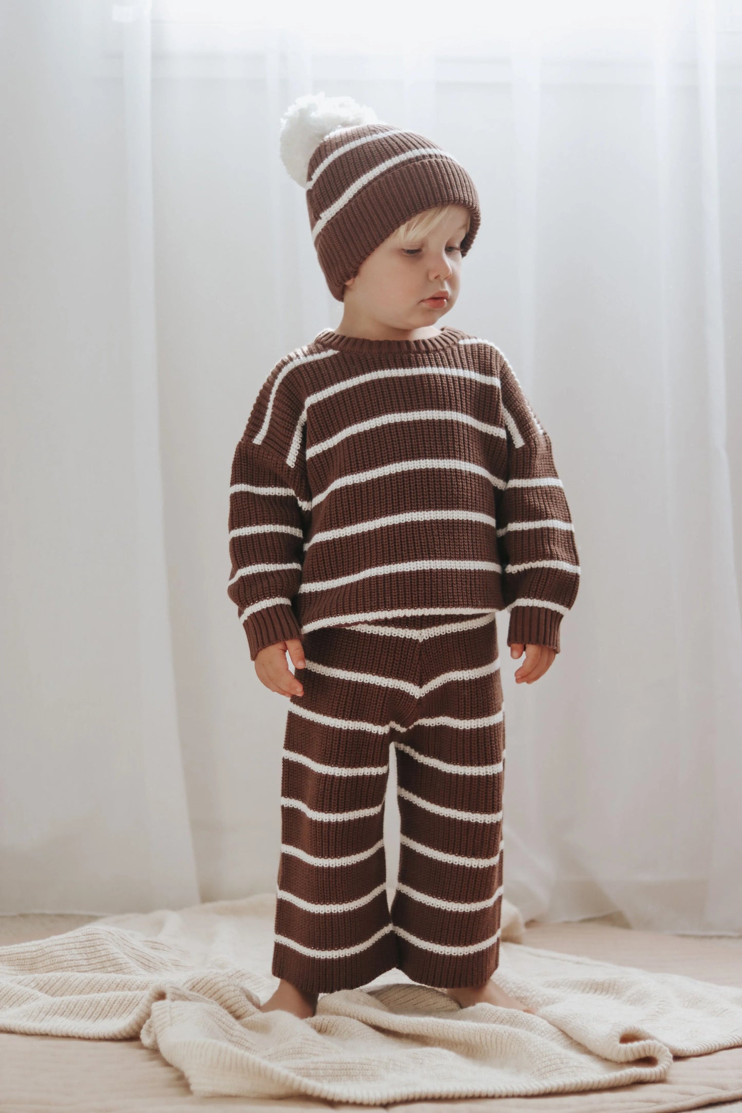 Ziggy Lou Jumper - Chocolate Stripe