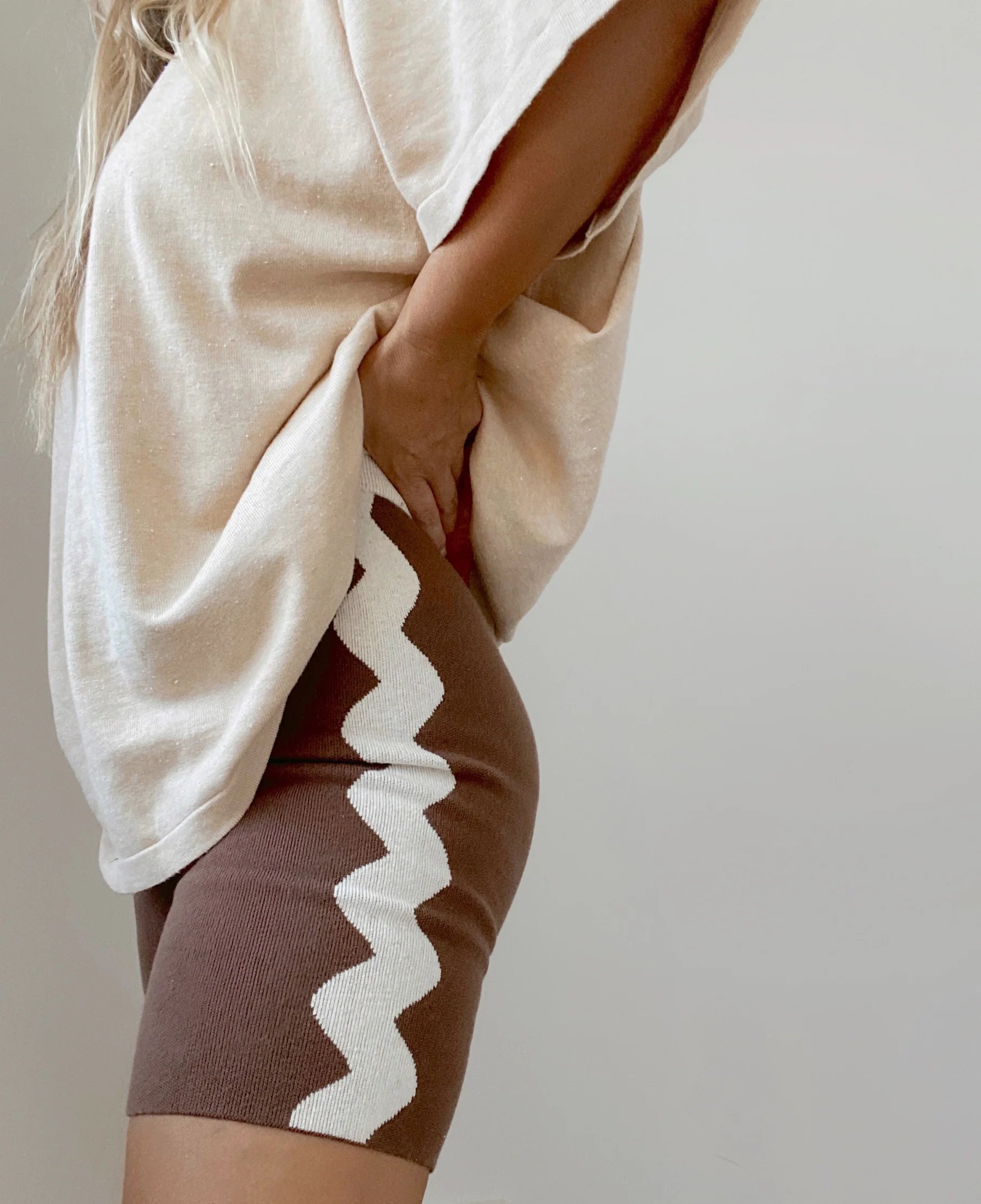 Ziggy Lou Bike Shorts Chocolate (Women's) – - Main Image