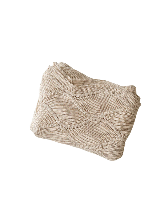 Ziggy Lou Blanket - Biscotti Fleck