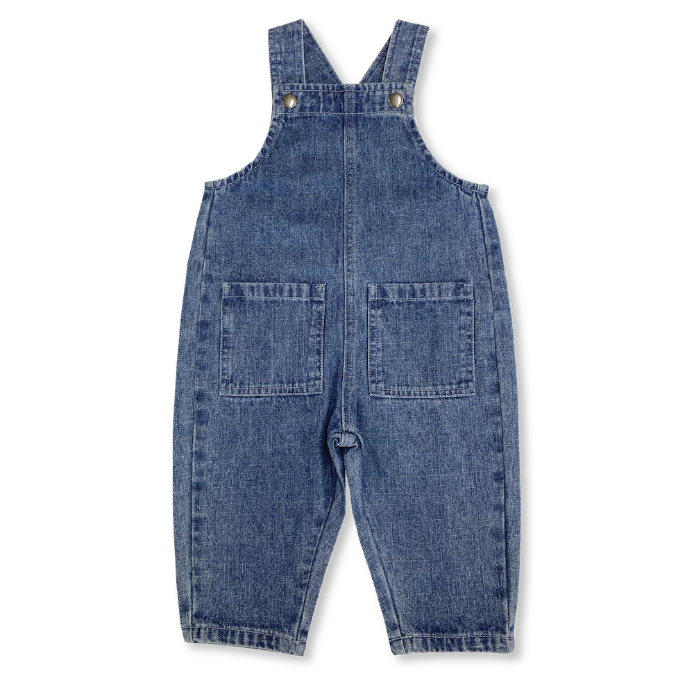 Grown Everyday Hemp Denim Overalls - Denim