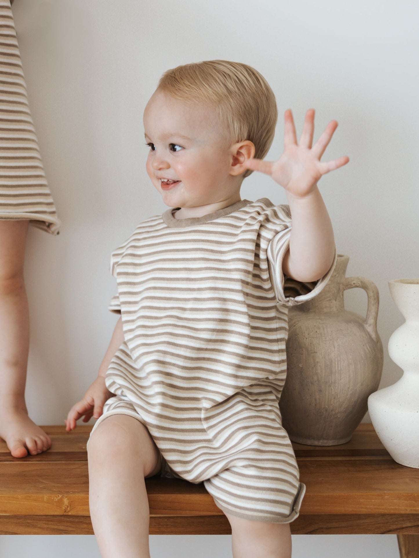 Ziggy Lou Playsuit - Cappuccino