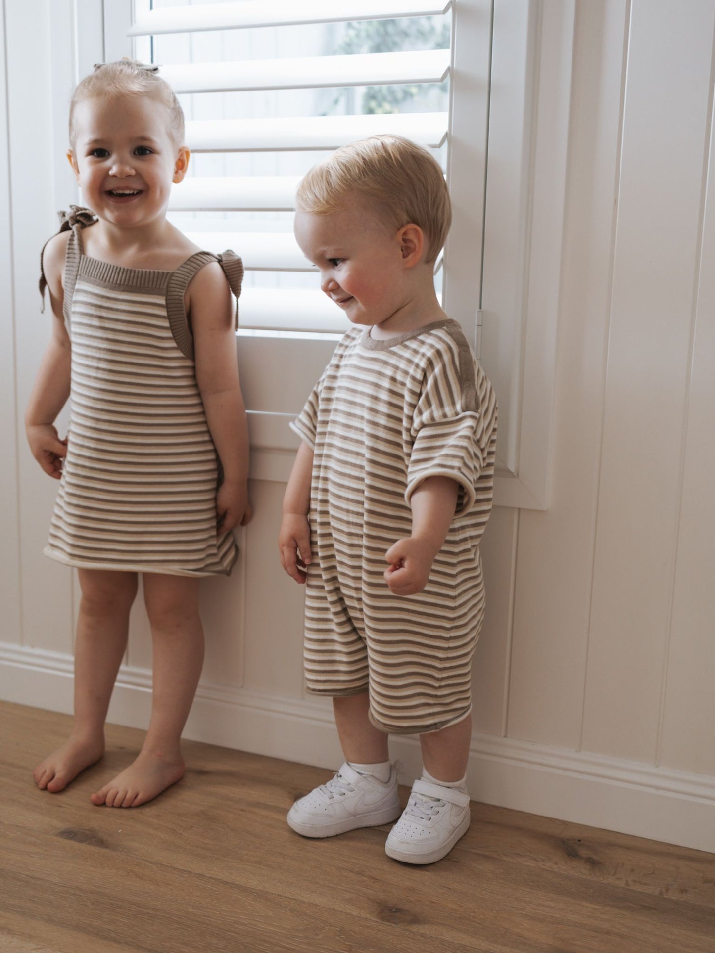 Ziggy Lou Playsuit - Cappuccino