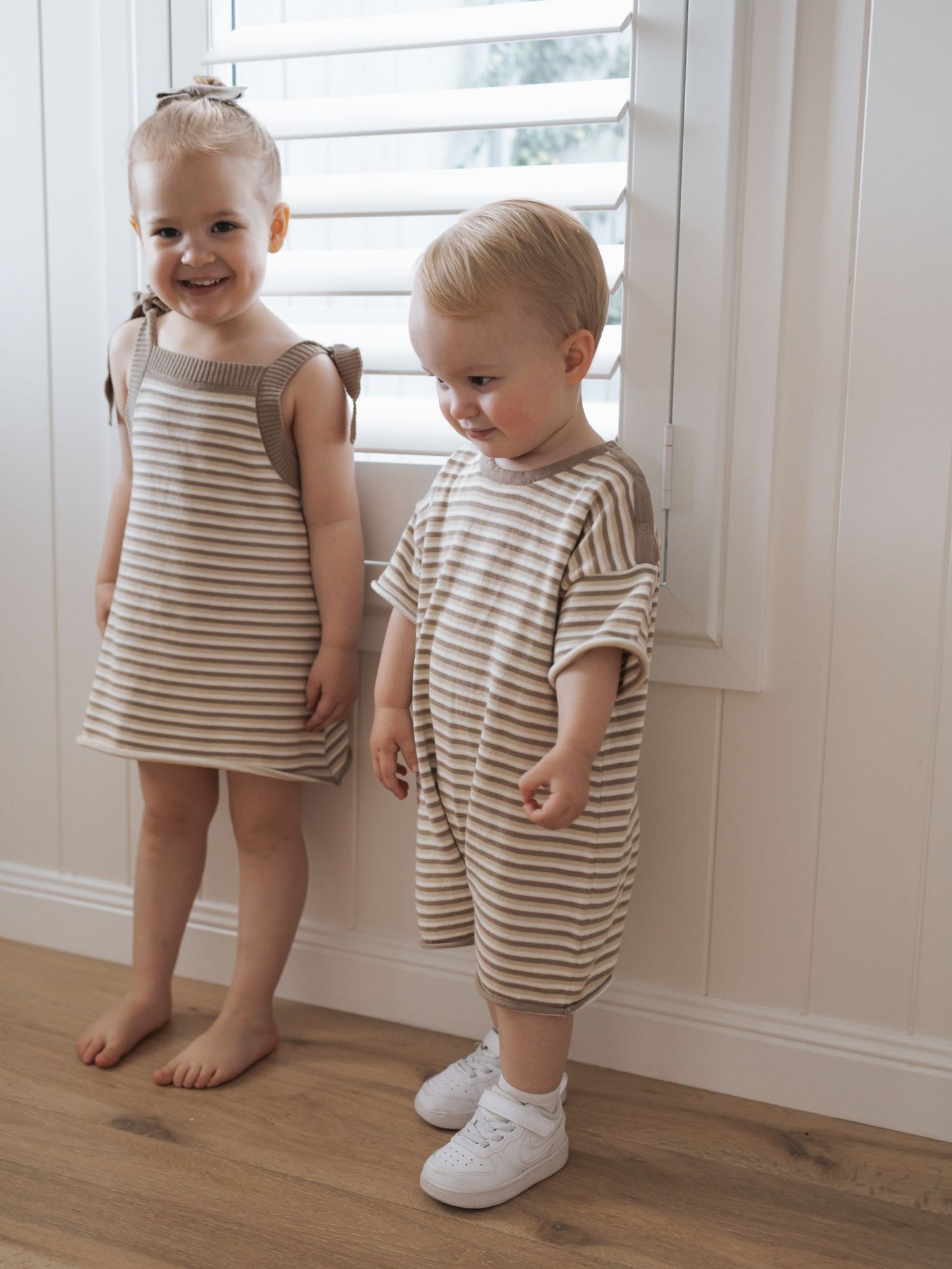 Ziggy Lou Playsuit - Cappuccino