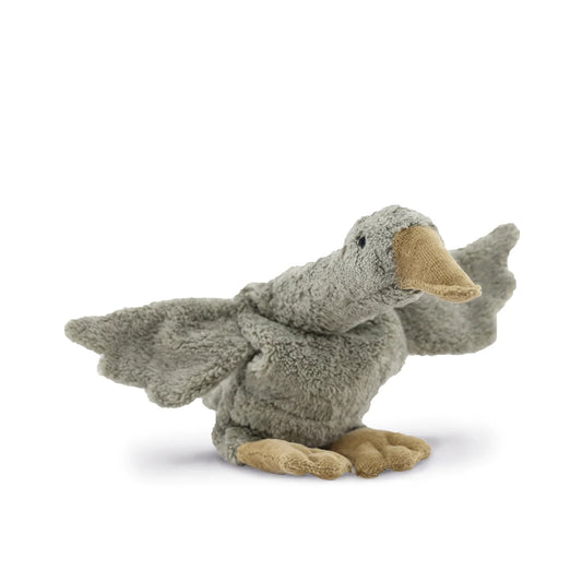 SENGER Cuddly Animal - Goose Small Grey Vegan w removable Heat/Cool Pack