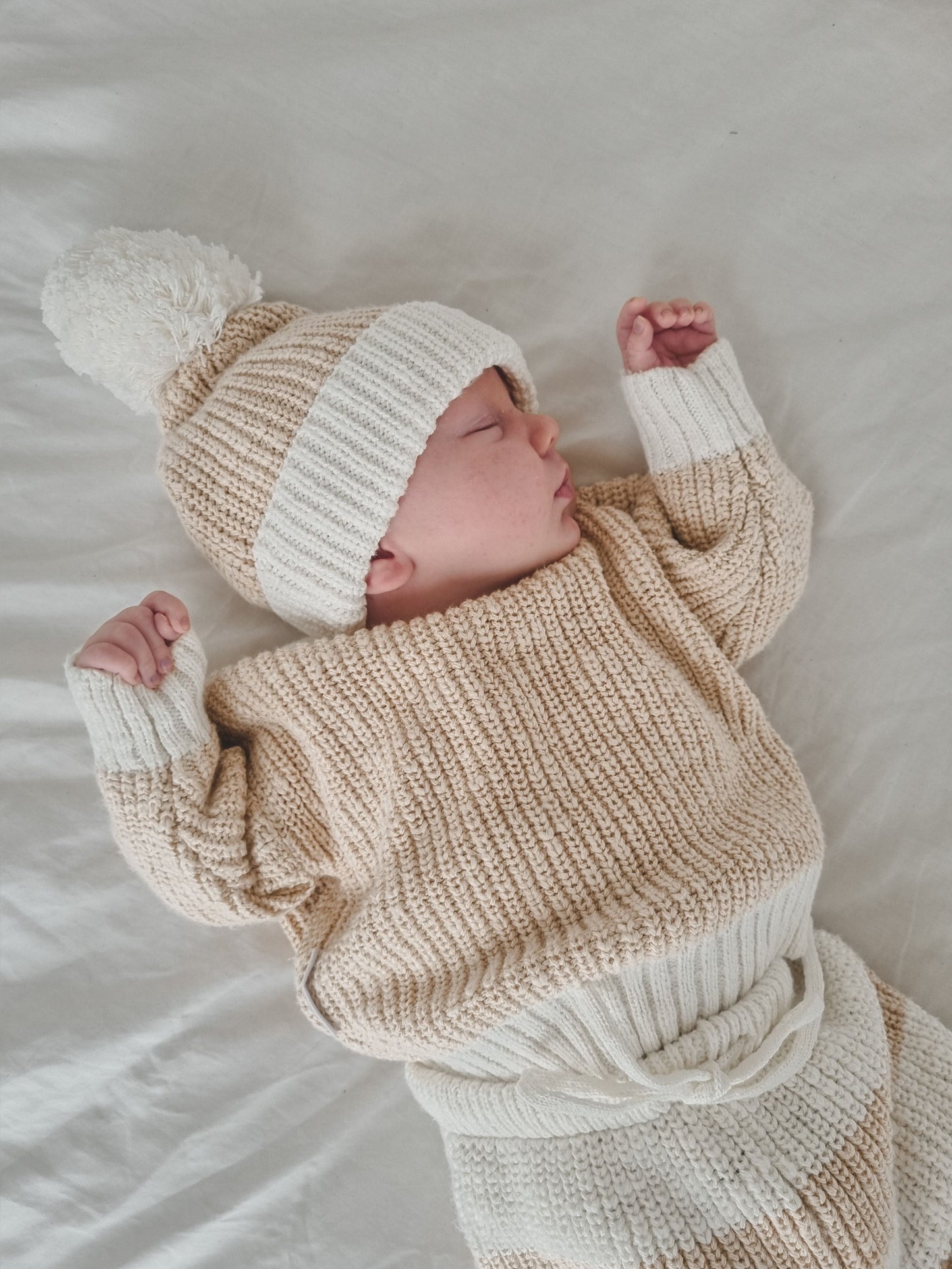 Ziggy Lou Jumper - Two tone wheat