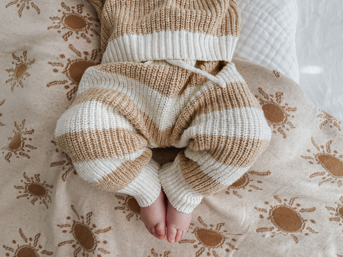 Ziggy Lou Pants - Two tone wheat