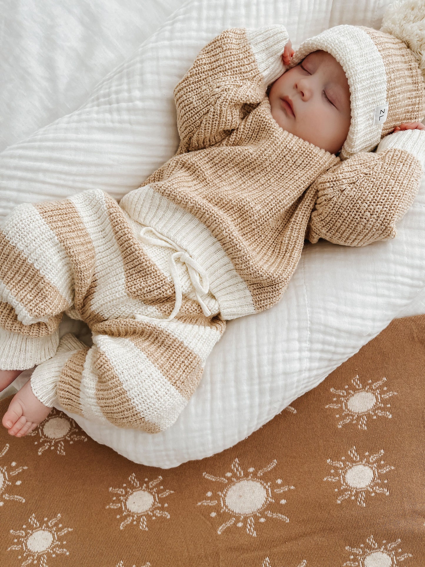 Ziggy Lou Pants - Two tone wheat