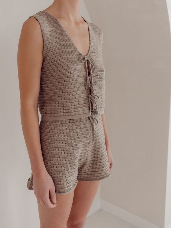 Ziggy Lou Knit Shorts - Milo - Women's